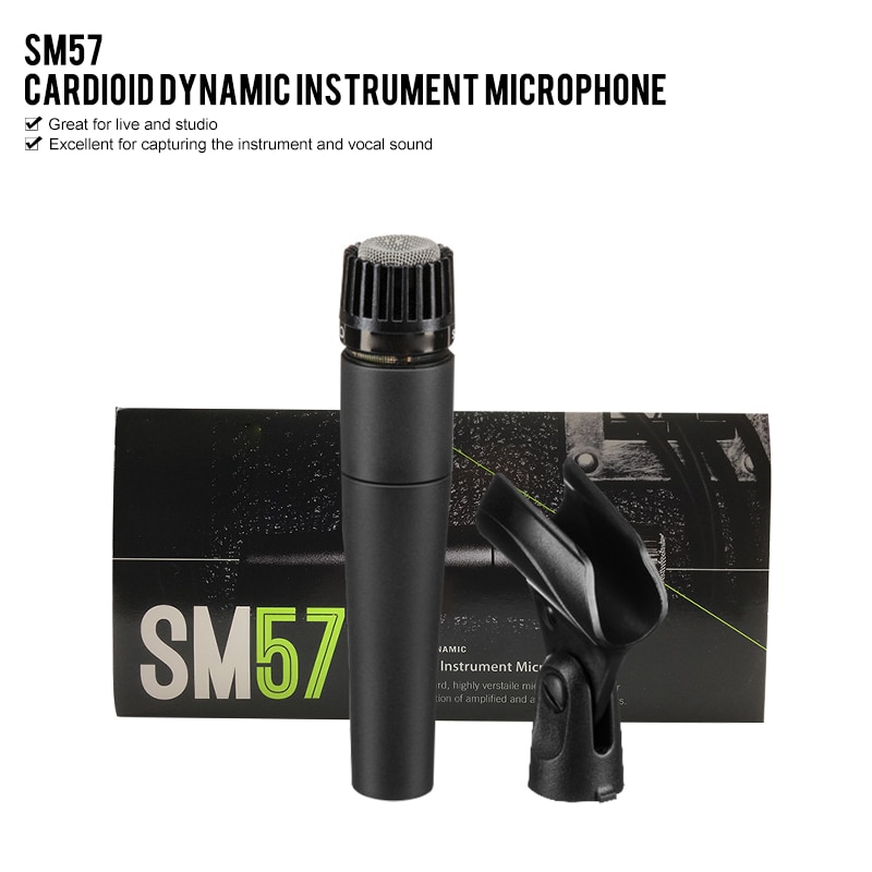 Shure SM57 Micrófono de Instrumentos Por Excelencia – WAVE Acoustic