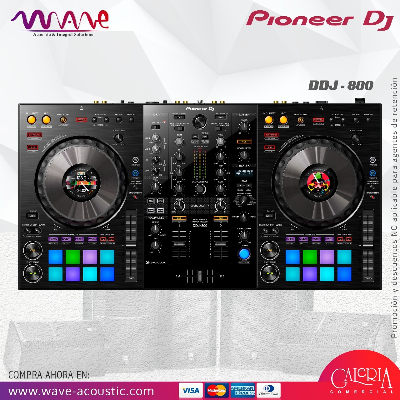 CONTROLADOR PIONEER DJ DDJ-800